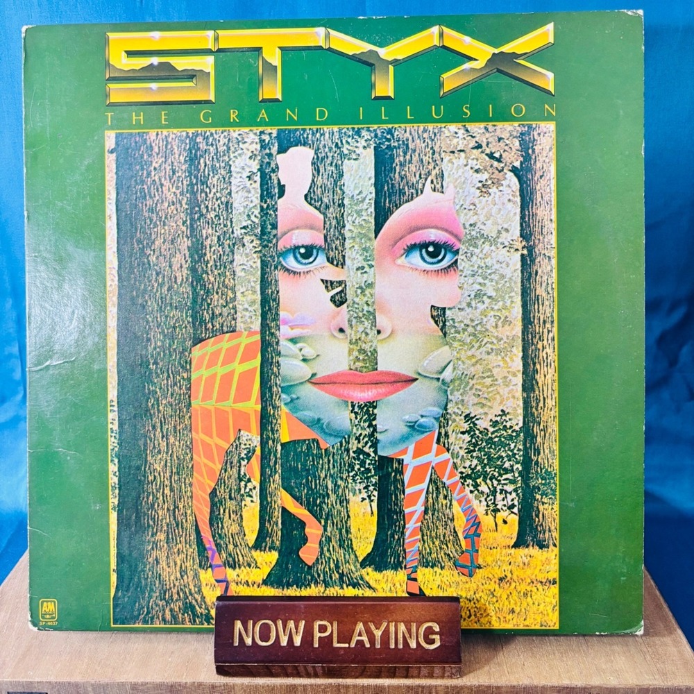 Styx The Grand Illusion Vinyl LP Record Album 1977 A&M Records SP-4637 Rock